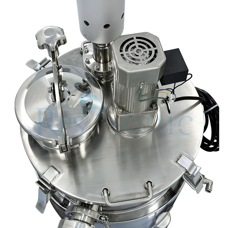 Ultrasonic mixing extraction homogenizer machine for cosmetic industry with 30L Jacketed stainless steel tank